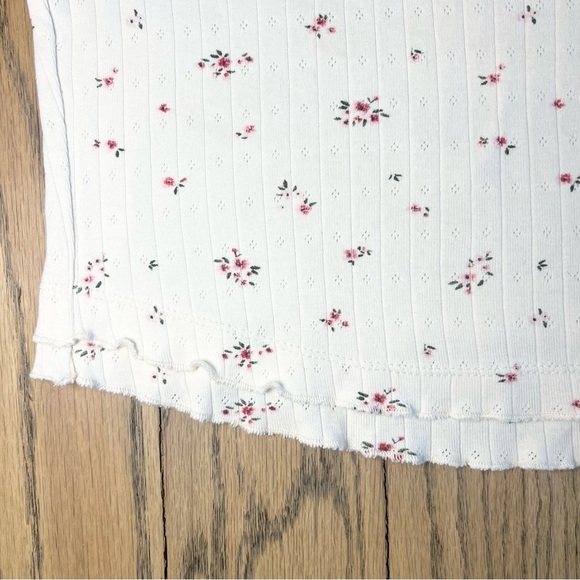 RSQ Tilly’s Girls Print Floral Rosette Crop Length Tee Size Large Girls Sizing - Picture 4 of 10